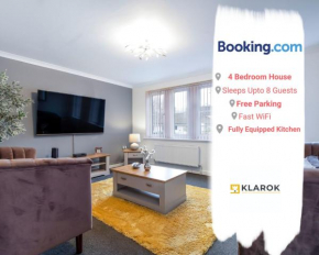 LONG STAYS 25pct OFF - Spacious 4Bed - BT Sports-Parking By Klarok Short Lets & Serviced Accommodation